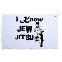 I know Jew Jitsu Rabbi Horah Dance Jiu Jitsu Jewish Man Grommeted Golf Towel