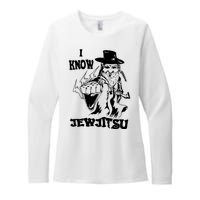 I Know Jew Jitsu Funny Gift Jews Rabbi Womens CVC Long Sleeve Shirt