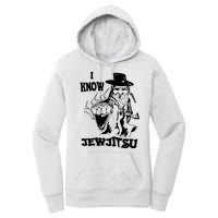 I Know Jew Jitsu Funny Gift Jews Rabbi Women's Pullover Hoodie