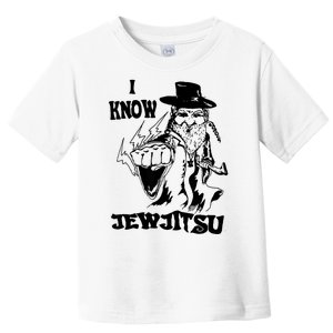 I Know Jew Jitsu Funny Gift Jews Rabbi Toddler T-Shirt