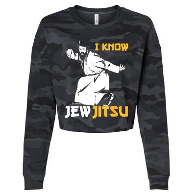 I Know Jew Jitsu Cropped Pullover Crew