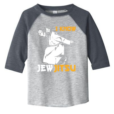 I Know Jew Jitsu Toddler Fine Jersey T-Shirt