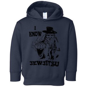 I Know JewJitsu Rabbi Horah Dance Jiu Jitsu Jewish  Toddler Hoodie