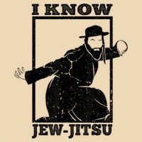I Know Jew Jitsu Funny Jiu Jitsu Pun Jewish Martial Art Zip Tote Bag