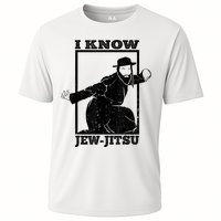 I Know Jew Jitsu Funny Jiu Jitsu Pun Jewish Martial Art Cooling Performance Crew T-Shirt