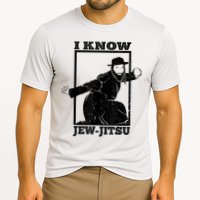 I Know Jew Jitsu Funny Jiu Jitsu Pun Jewish Martial Art Cooling Performance Crew T-Shirt