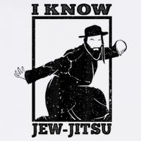 I Know Jew Jitsu Funny Jiu Jitsu Pun Jewish Martial Art Cooling Performance Crew T-Shirt