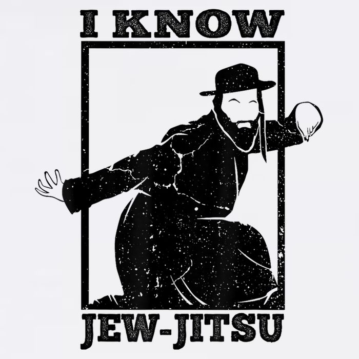 I Know Jew Jitsu Funny Jiu Jitsu Pun Jewish Martial Art Cooling Performance Crew T-Shirt