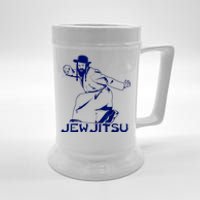 I Know Jew Jitsu For Jewish Jiu Jitsu Beer Stein