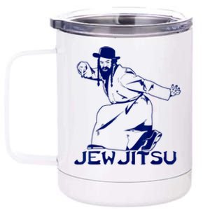 I Know Jew Jitsu For Jewish Jiu Jitsu 12 oz Stainless Steel Tumbler Cup