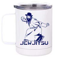 I Know Jew Jitsu For Jewish Jiu Jitsu 12 oz Stainless Steel Tumbler Cup