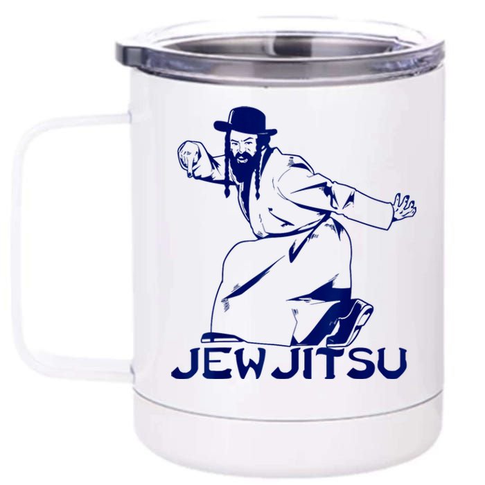 I Know Jew Jitsu For Jewish Jiu Jitsu 12 oz Stainless Steel Tumbler Cup