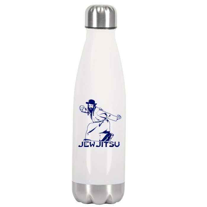 I Know Jew Jitsu For Jewish Jiu Jitsu Stainless Steel Insulated Water Bottle