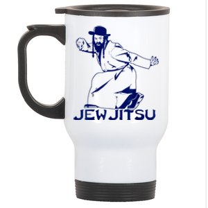 I Know Jew Jitsu For Jewish Jiu Jitsu Stainless Steel Travel Mug