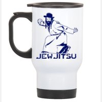 I Know Jew Jitsu For Jewish Jiu Jitsu Stainless Steel Travel Mug