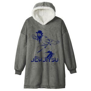 I Know Jew Jitsu For Jewish Jiu Jitsu Hooded Wearable Blanket