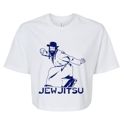 I Know Jew Jitsu For Jewish Jiu Jitsu Bella+Canvas Jersey Crop Tee