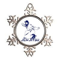 I Know Jew Jitsu For Jewish Jiu Jitsu Metallic Star Ornament