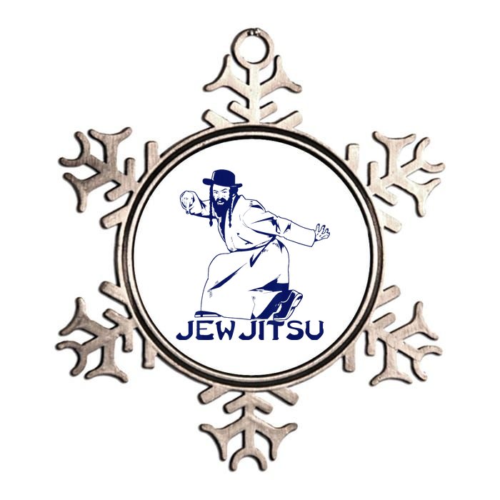 I Know Jew Jitsu For Jewish Jiu Jitsu Metallic Star Ornament