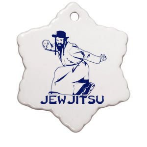 I Know Jew Jitsu For Jewish Jiu Jitsu Ceramic Star Ornament