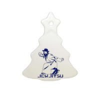 I Know Jew Jitsu For Jewish Jiu Jitsu Ceramic Tree Ornament