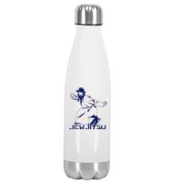 I Know Jew Jitsu For Jewish Jiu Jitsu Stainless Steel Insulated Water Bottle