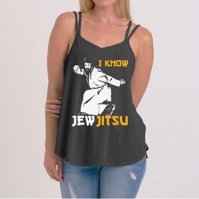 i know jew jitsu Women's Strappy Tank