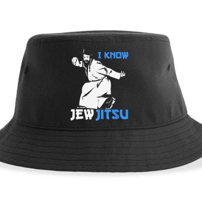 i know jew jitsu Sustainable Bucket Hat