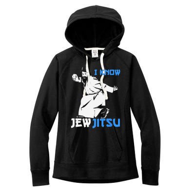 i know jew jitsu Women's Fleece Hoodie