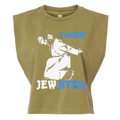 i know jew jitsu Garment-Dyed Women's Muscle Tee