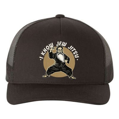 I Know Jew Jitsu Yupoong Adult 5-Panel Trucker Hat