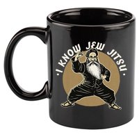 I Know Jew Jitsu 11oz C Handle Ceramic Mug