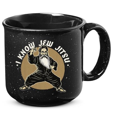 I Know Jew Jitsu 15oz Campfire Ceramic Mug