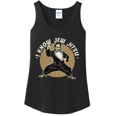 I Know Jew Jitsu Ladies Essential Tank