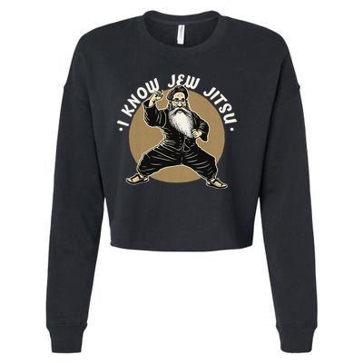 I Know Jew Jitsu Cropped Pullover Crew