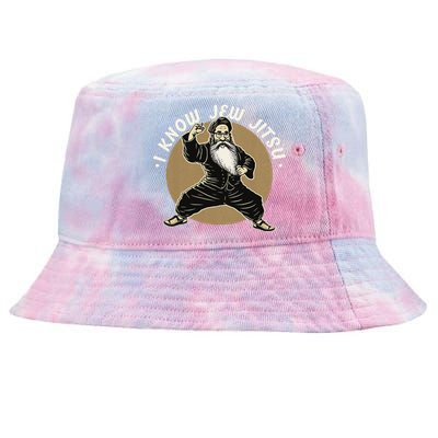 I Know Jew Jitsu Tie-Dyed Bucket Hat