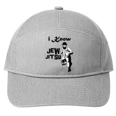 I Know Jew Jitsu Funny 7-Panel Snapback Hat