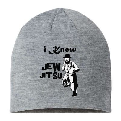 I Know Jew Jitsu Funny Sustainable Beanie