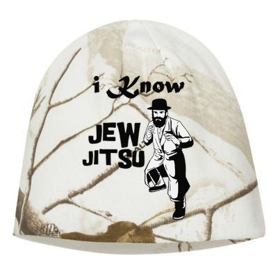 I Know Jew Jitsu Funny Kati - Camo Knit Beanie