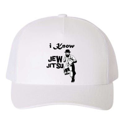 I Know Jew Jitsu Funny Yupoong Adult 5-Panel Trucker Hat