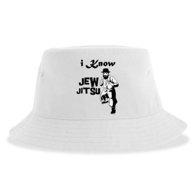 I Know Jew Jitsu Funny Sustainable Bucket Hat