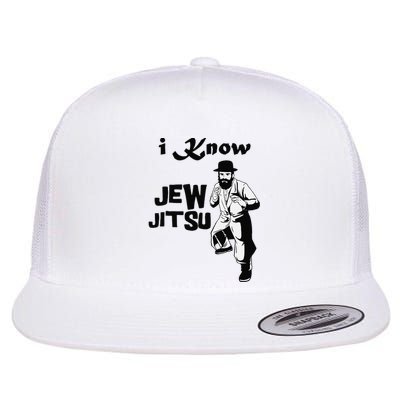 I Know Jew Jitsu Funny Flat Bill Trucker Hat