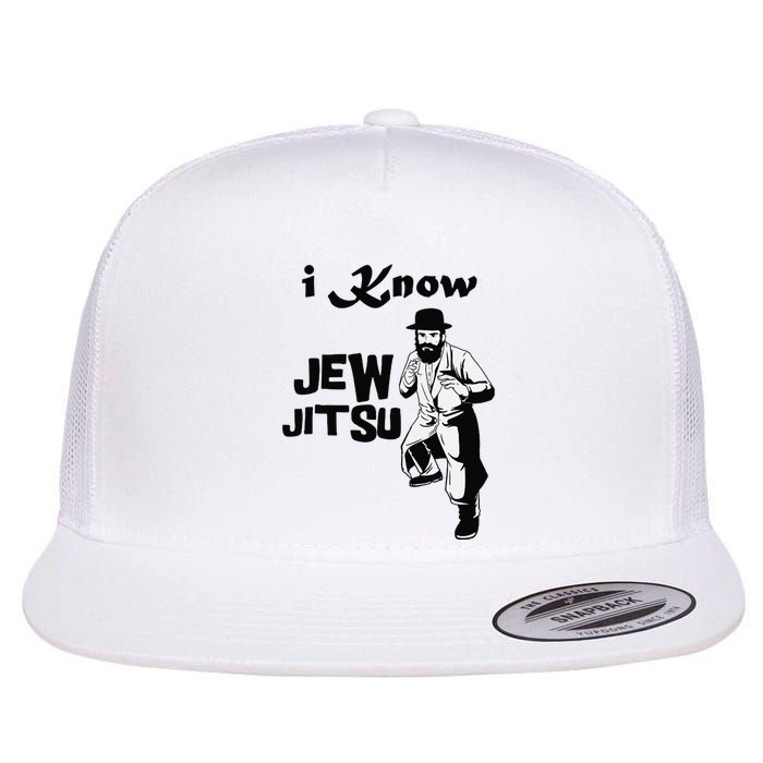 I Know Jew Jitsu Funny Flat Bill Trucker Hat