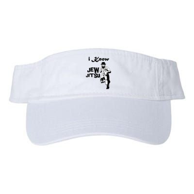 I Know Jew Jitsu Funny Valucap Bio-Washed Visor