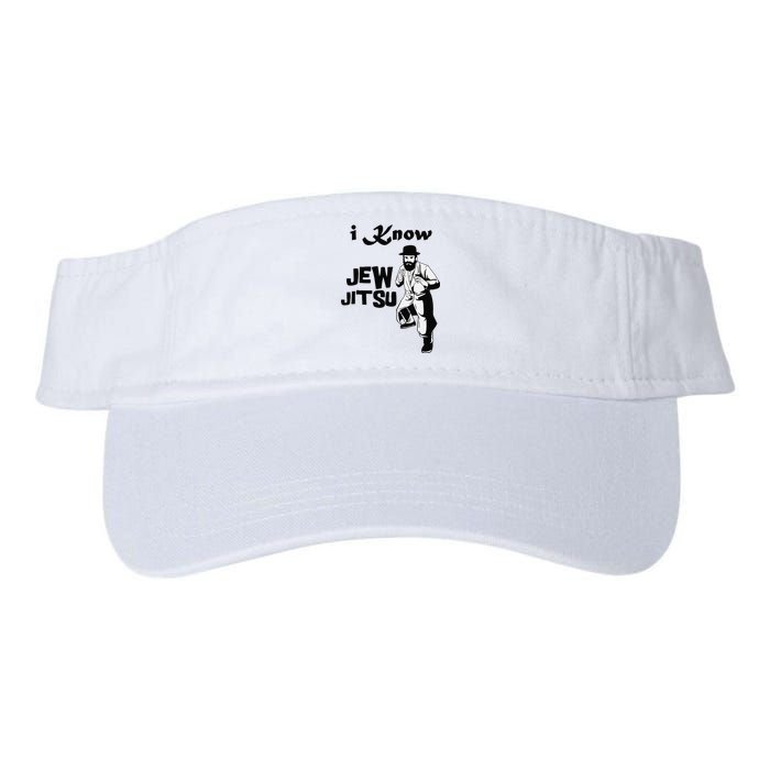 I Know Jew Jitsu Funny Valucap Bio-Washed Visor