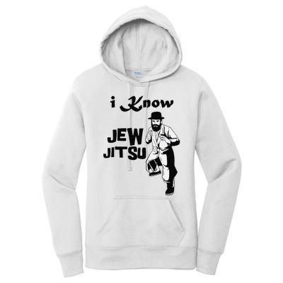 i know jew jitsu Rabbi Horah Dance Jiu Jitsu Jewish man Women's Pullover Hoodie