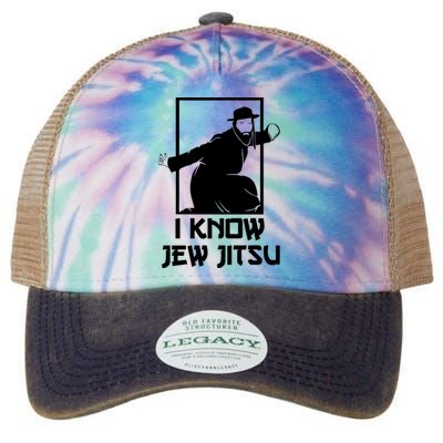 I Know Jew Jitsu | Funny Jiu Jitsu Legacy Tie Dye Trucker Hat