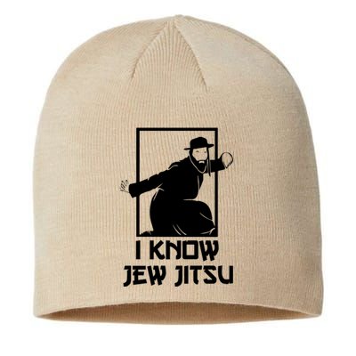 I Know Jew Jitsu | Funny Jiu Jitsu Sustainable Beanie