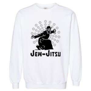 I Know Jew Jitsu Shirts Jew Jitsu Jiu Jitsu Martial Arts Garment-Dyed Sweatshirt