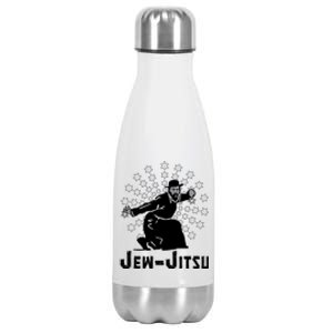 I Know Jew Jitsu Shirts Jew Jitsu Jiu Jitsu Martial Arts Stainless Steel Insulated Water Bottle